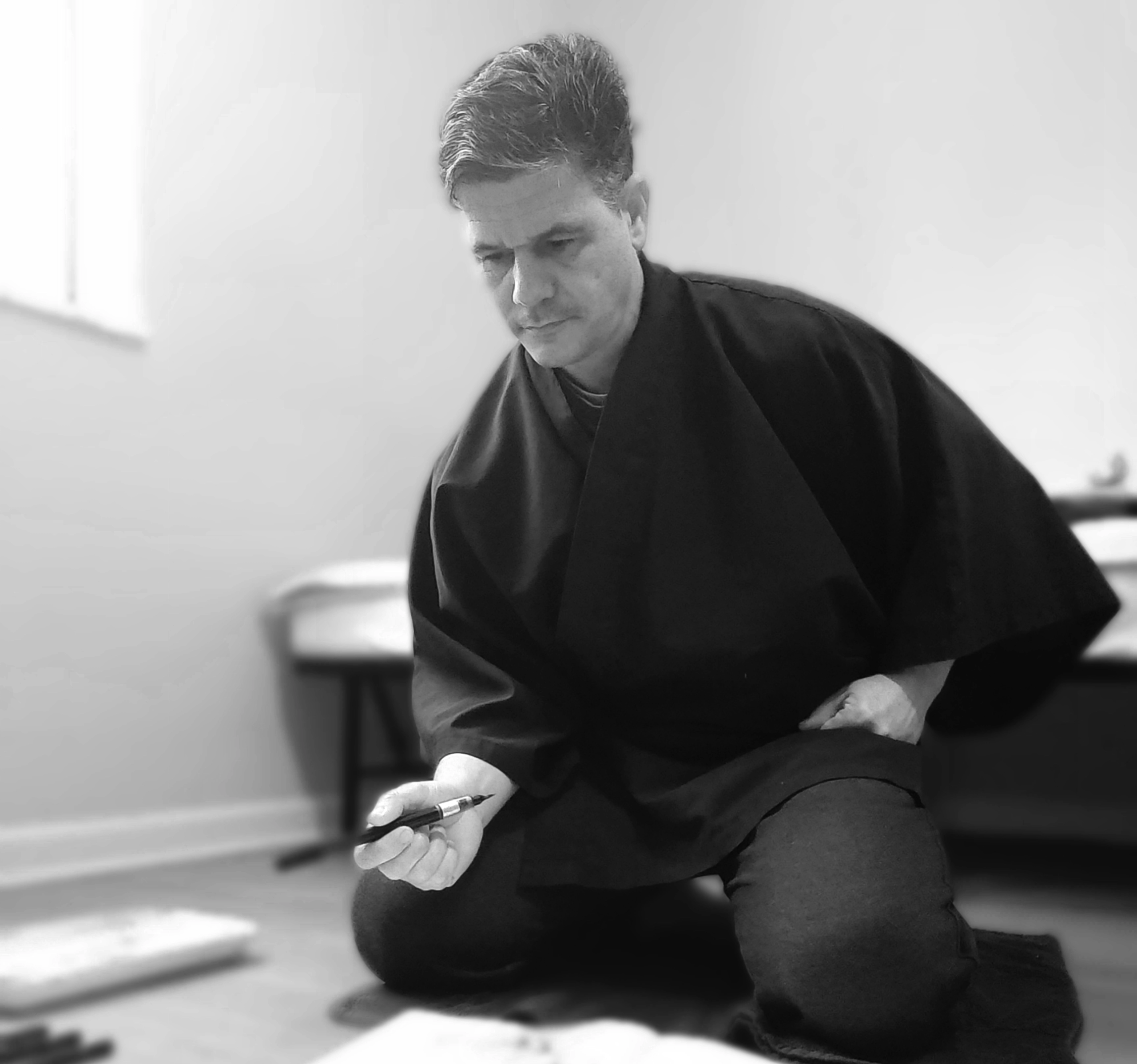 At the studio where peace is found.